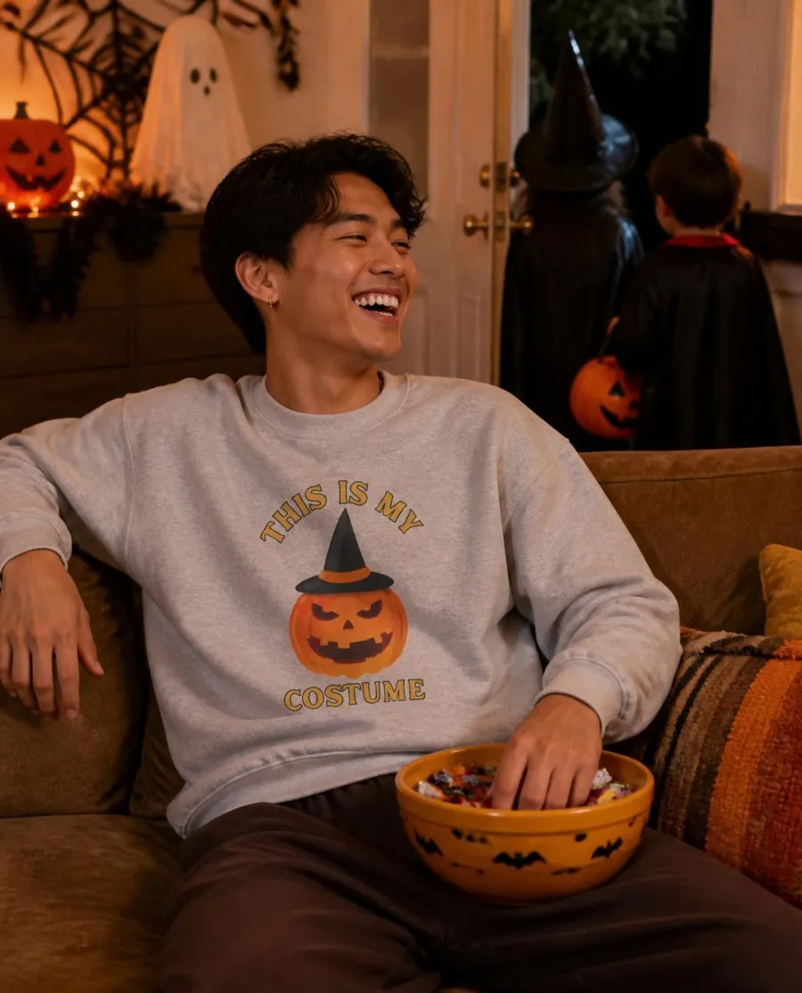 This Is My Costume crewneck sweatshirt