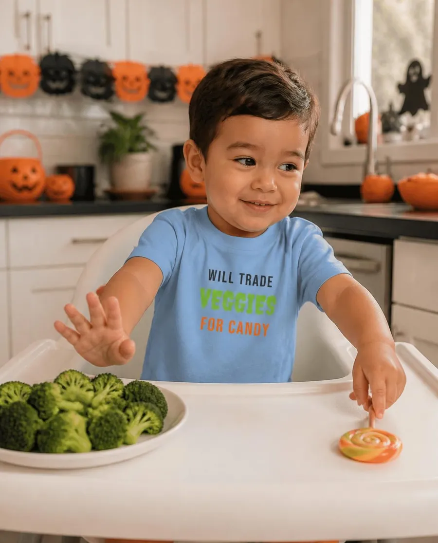 Will Trade Veggies for Candy toddler tee