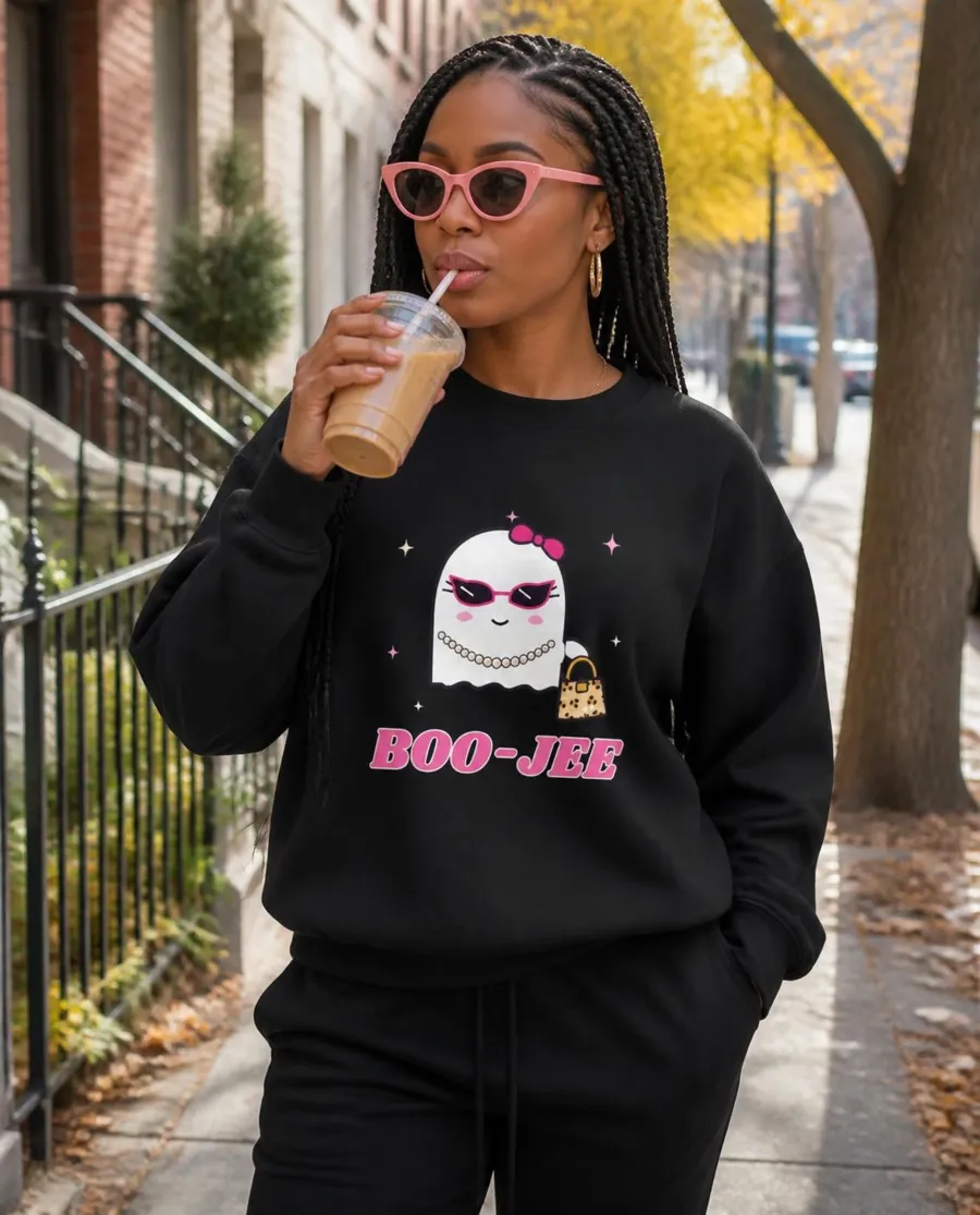 Boo-Jee Ghost crewneck sweatshirt