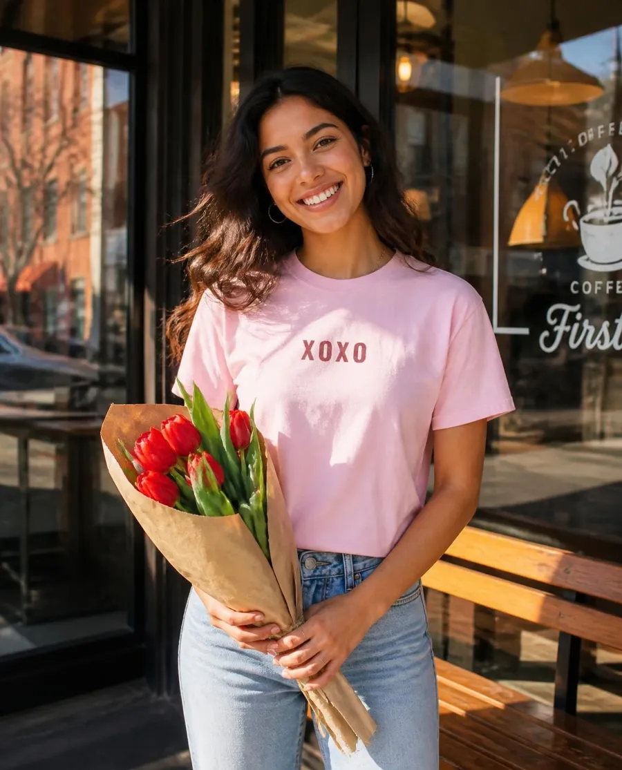 XOXO comfort colors tee