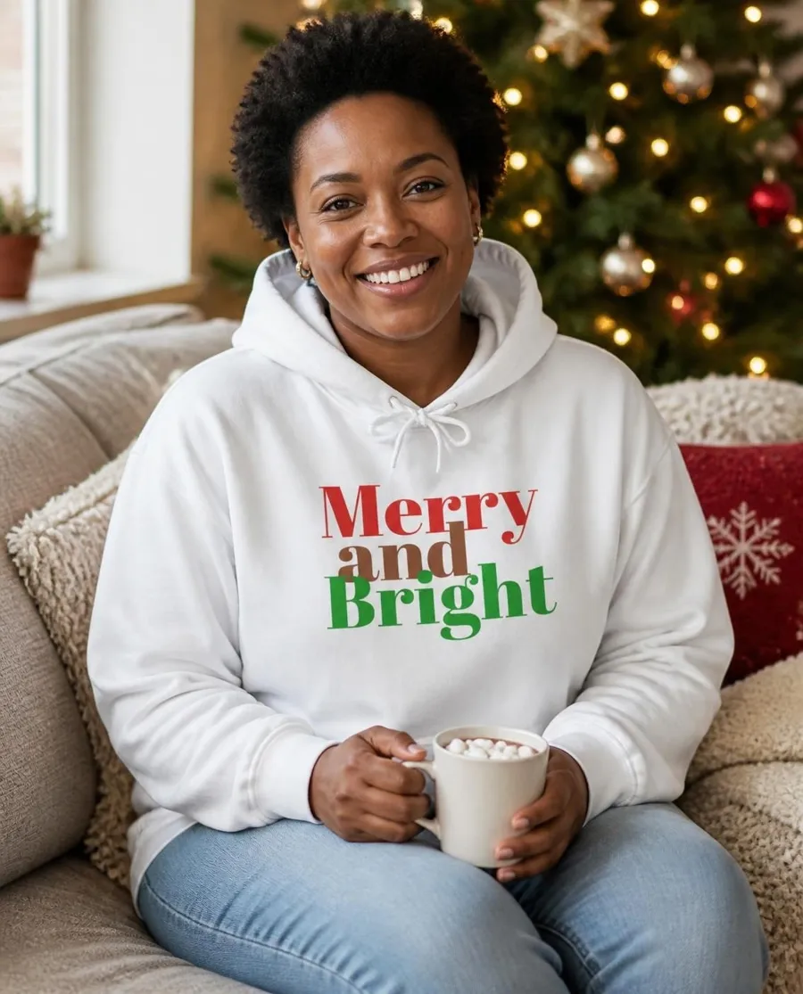 Merry and Bright hoodie