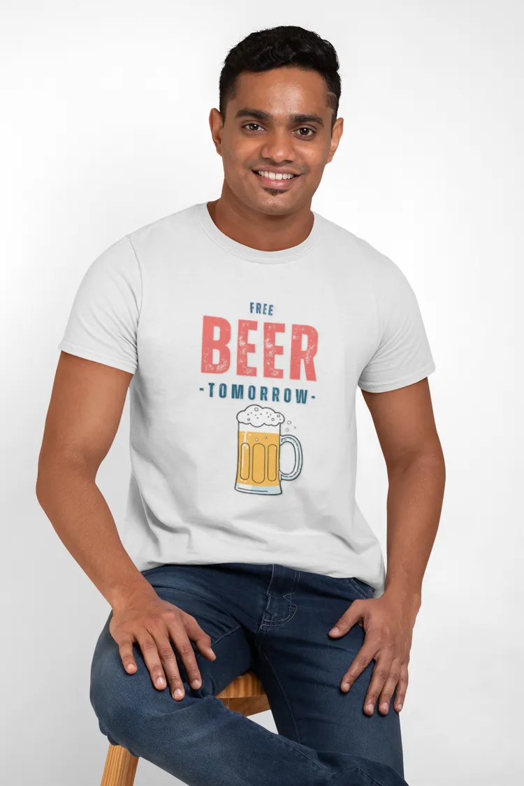 Free Beer Tomorrow tee