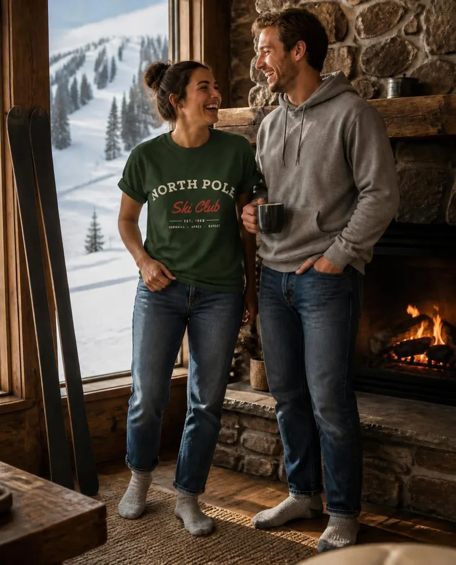 North Pole Ski Club tee