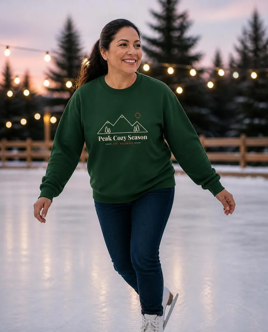 Peak Cozy Season Crewneck crewneck sweatshirt