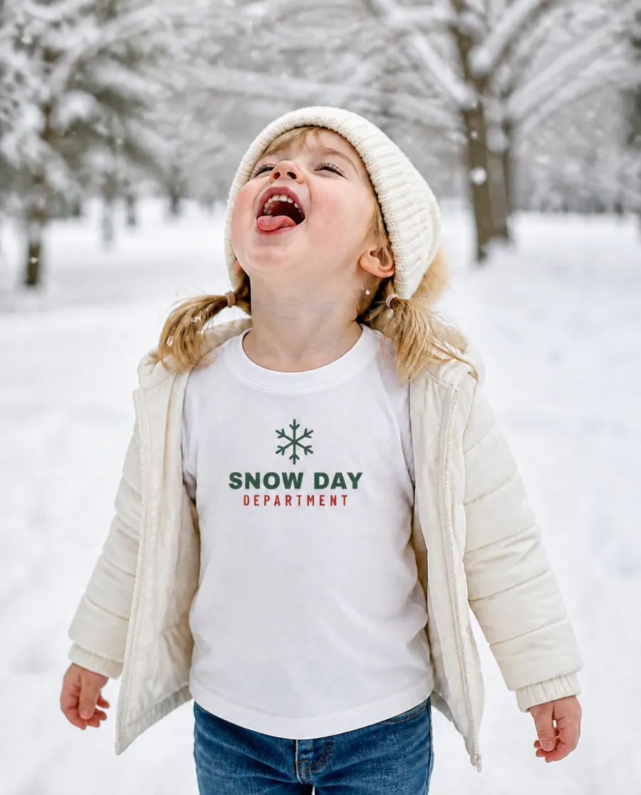 Snow Day Department toddler tee, photo 1 of 2