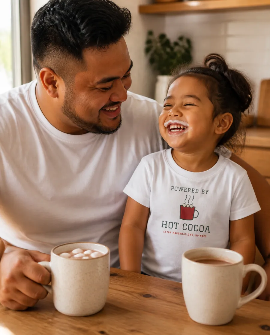 Powered by Hot Cocoa toddler tee, photo 1 of 2