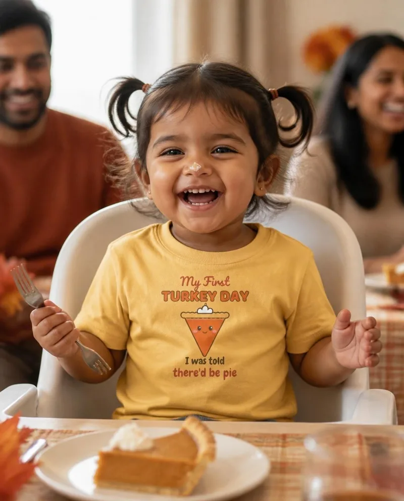 My First Turkey Day toddler tee
