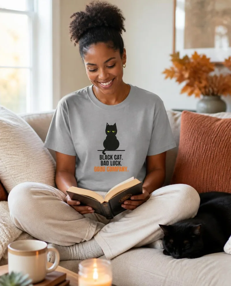 Black Cat tee