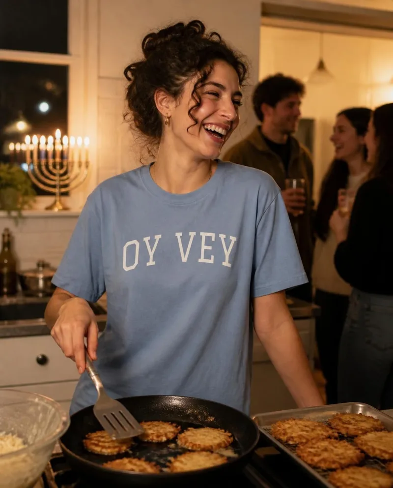 Oy Vey comfort colors tee