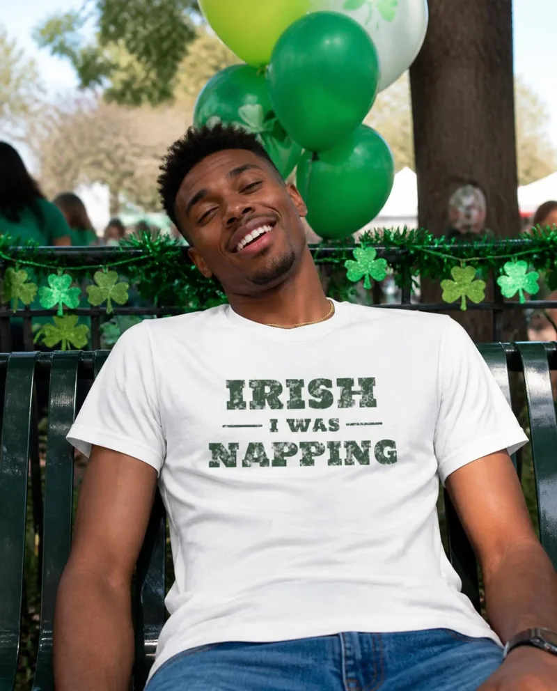 Irish I Was Napping tee