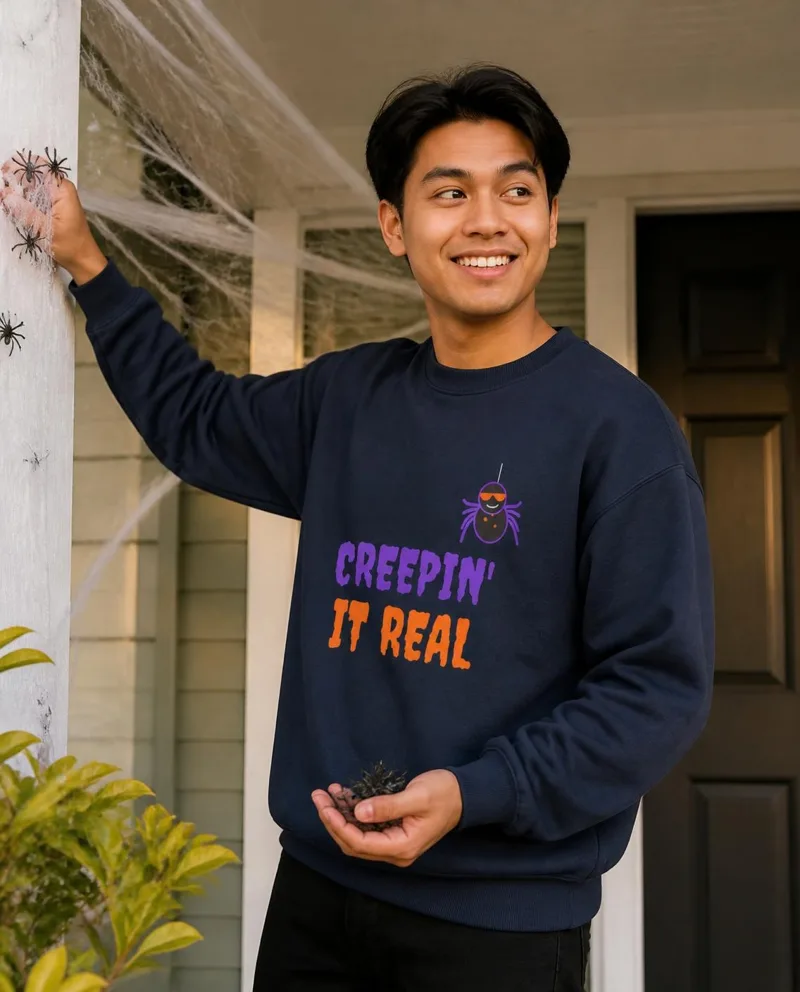Creepin' It Real crewneck sweatshirt