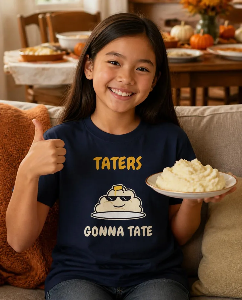 Taters Gonna Tate youth tee