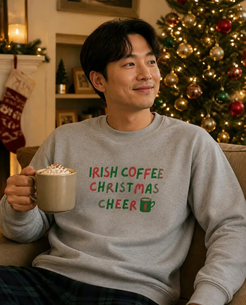 Irish Coffee Holiday Cheer crewneck sweatshirt