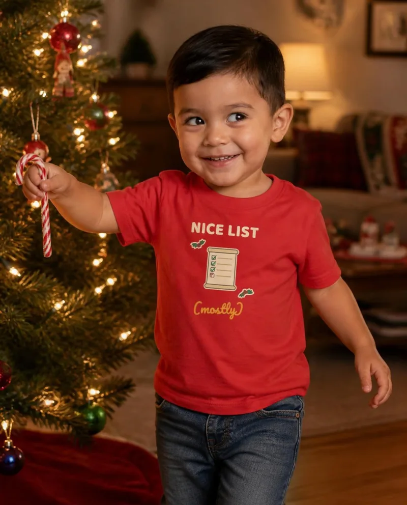 Nice List Mostly toddler tee