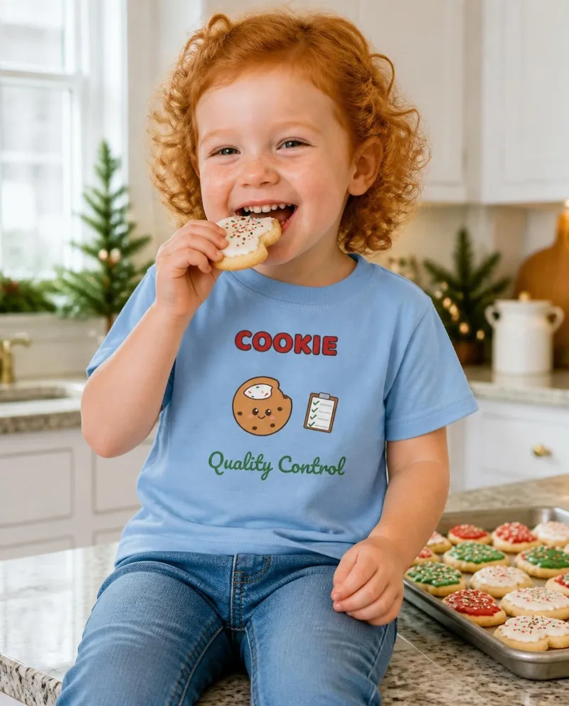 Cookie Quality Control toddler tee