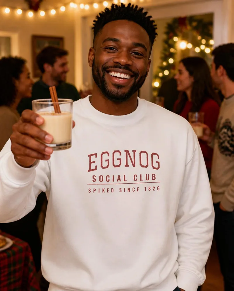 Eggnog comfort colors crewneck