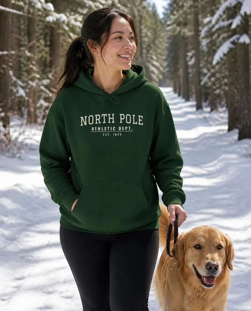 North Pole Athletic Dept hoodie
