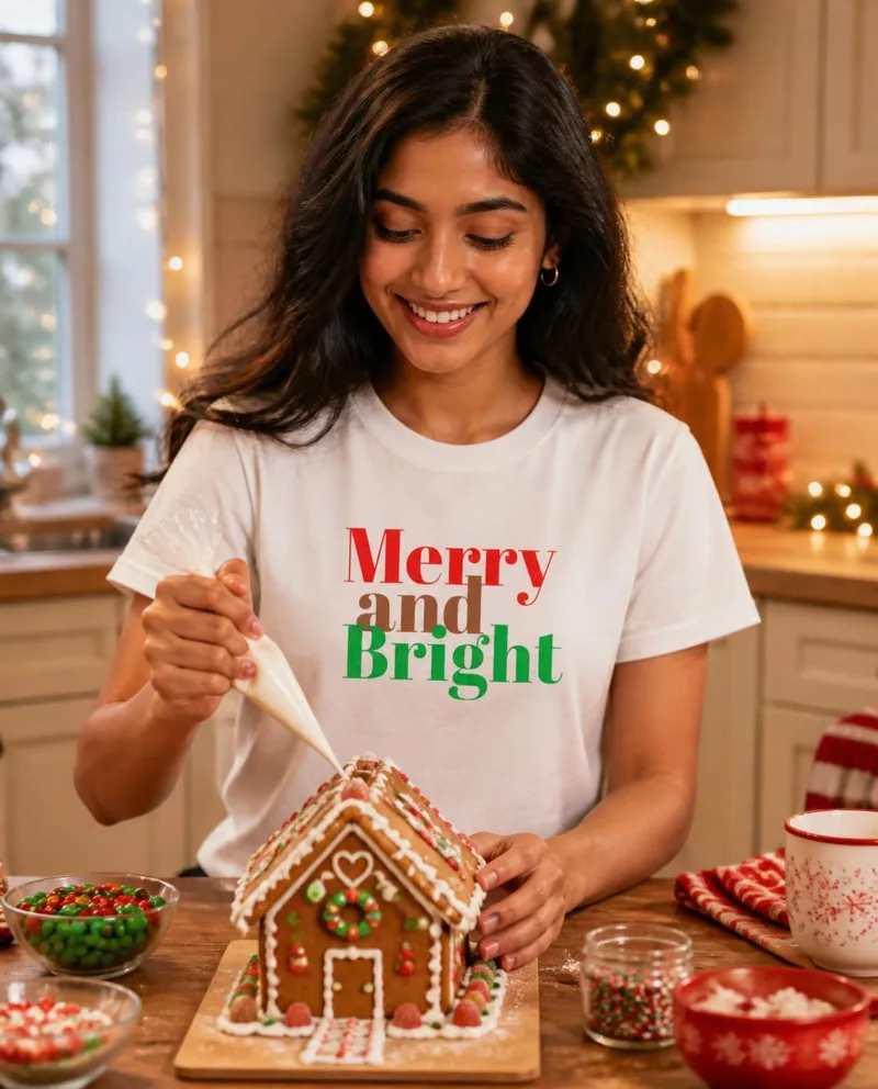 Merry and Bright tee