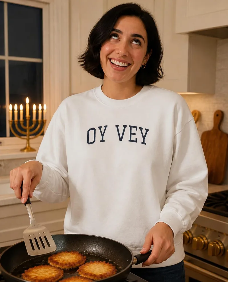 Oy Vey comfort colors crewneck