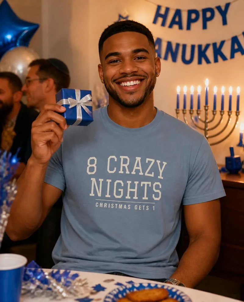 8 Crazy Nights comfort colors tee