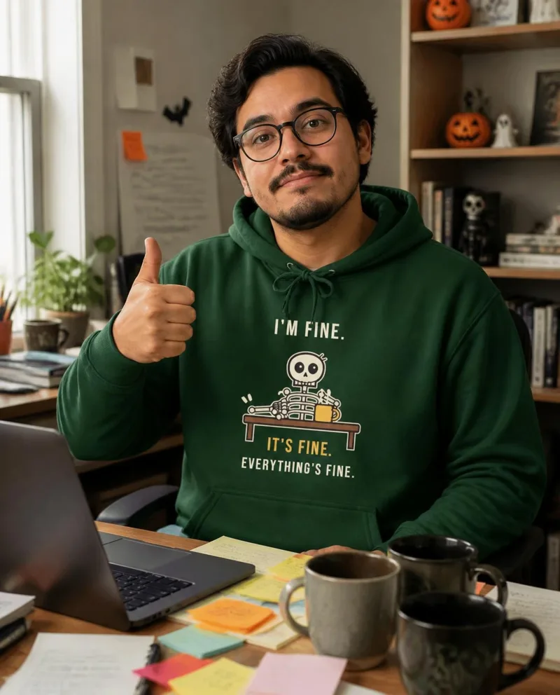 I'm Fine It's Fine Everything's Fine hoodie