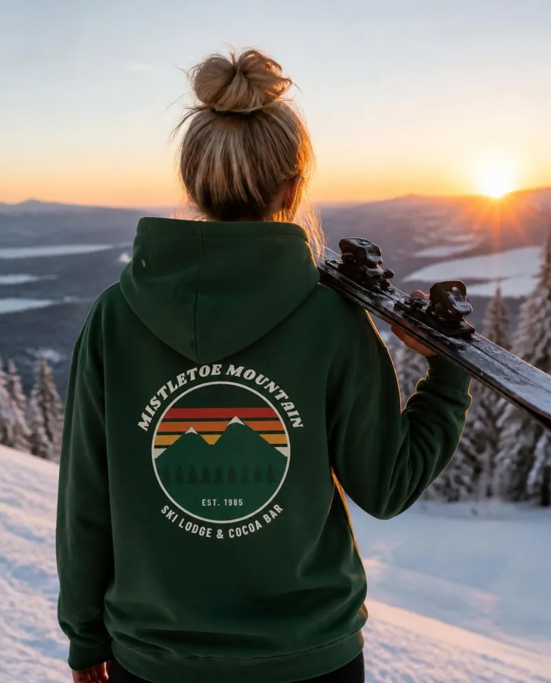 Mistletoe Mountain hoodie