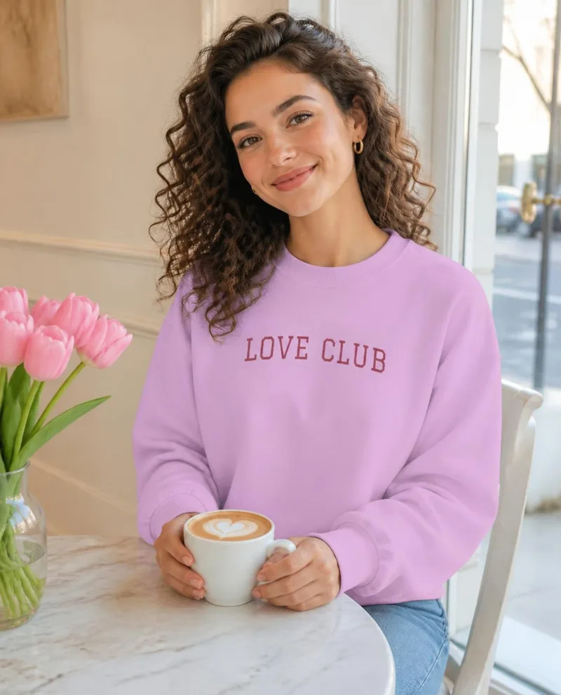 Love Club comfort colors crewneck