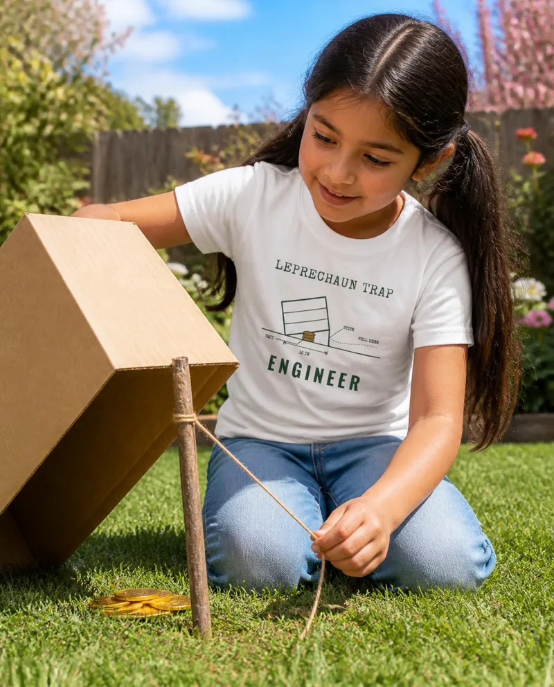 Leprechaun Trap Engineer youth tee