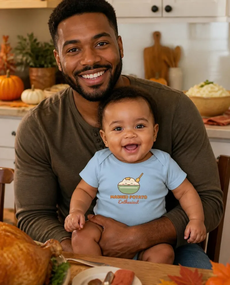 Mashed Potato Enthusiast baby bodysuit