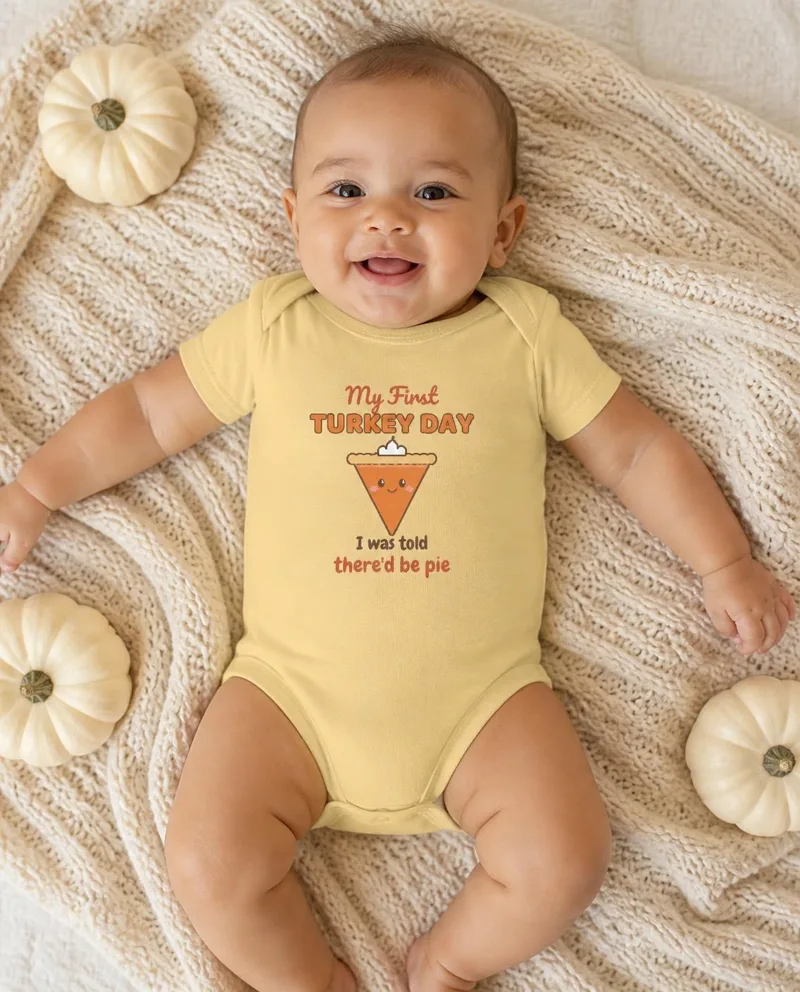 My First Turkey Day baby bodysuit