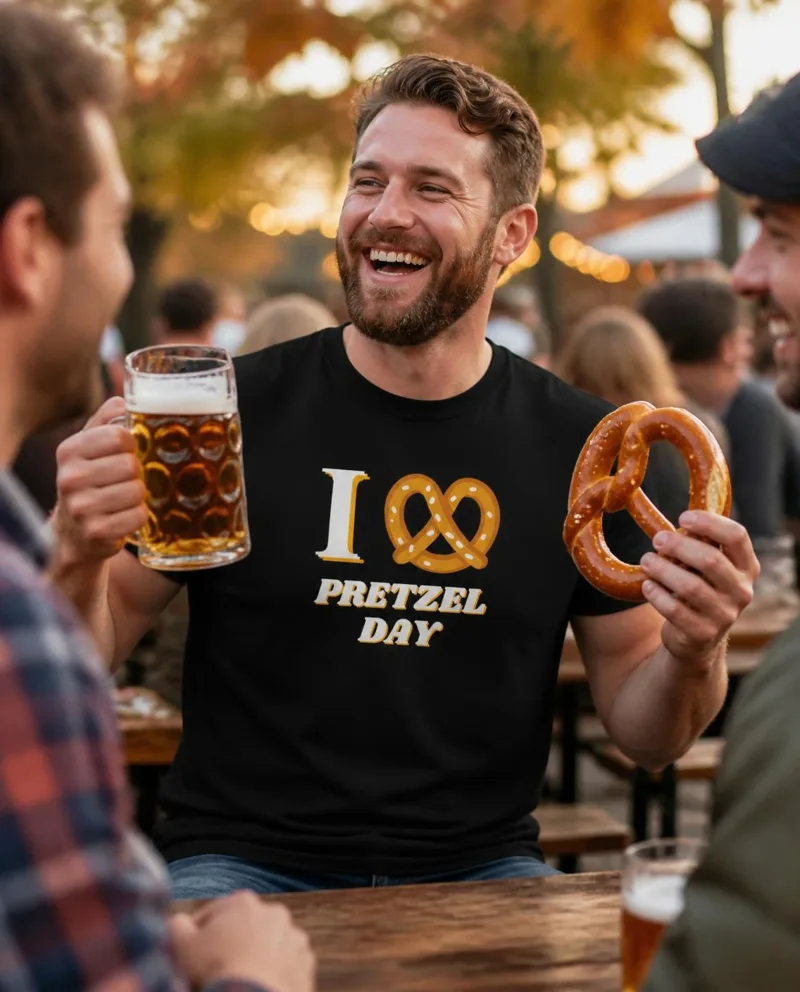 National Pretzel Day tee