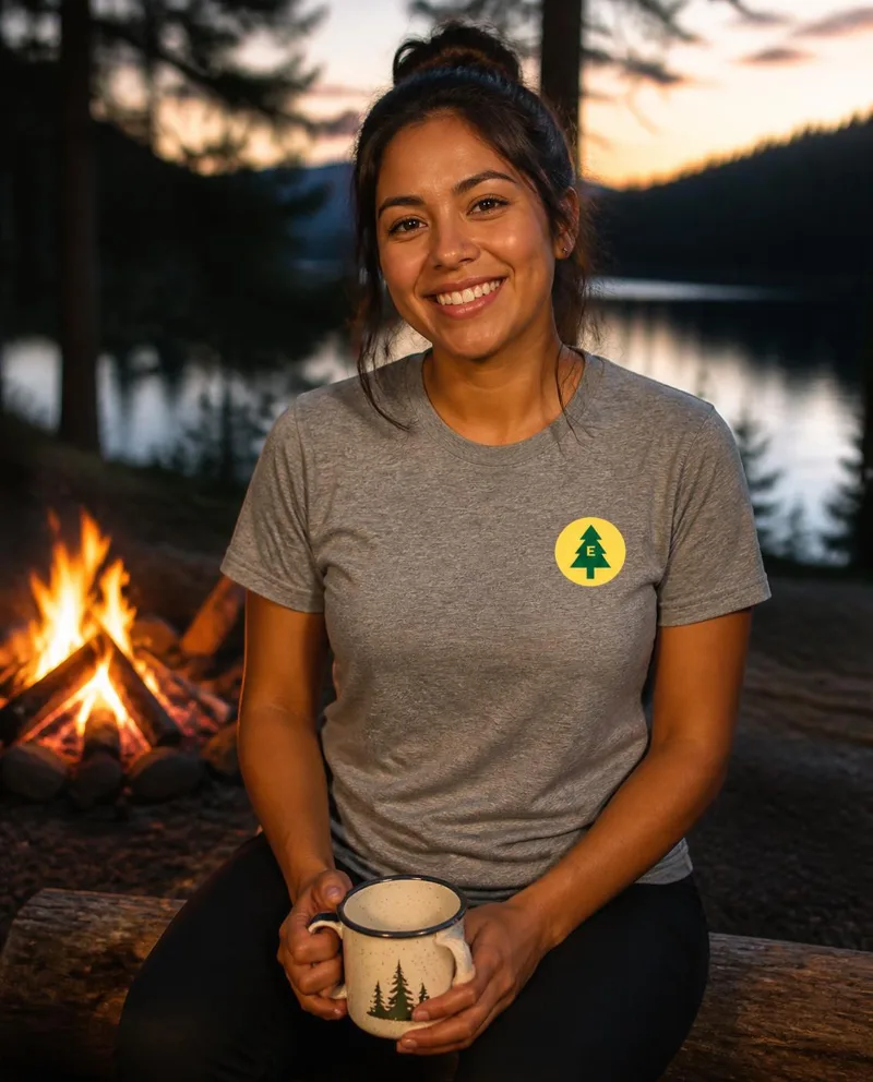 Camp Logo, Small Chest tee