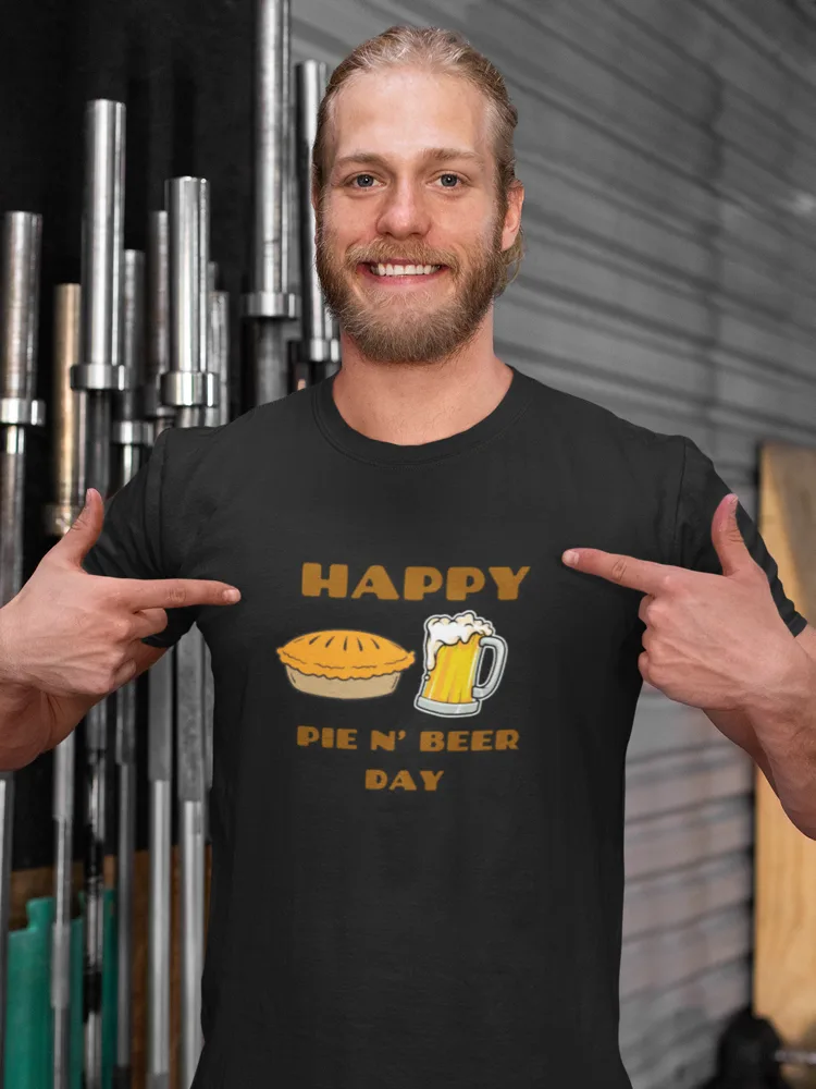 Happy Pie and Beer Day tee