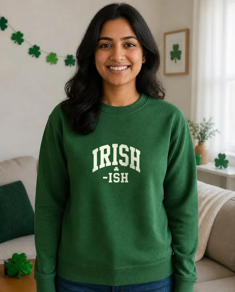 IRISH-ish crewneck sweatshirt