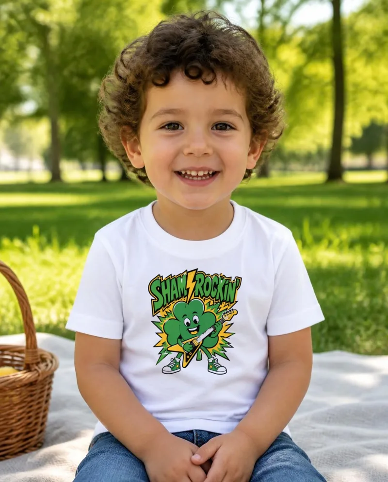 Shamrockin toddler tee
