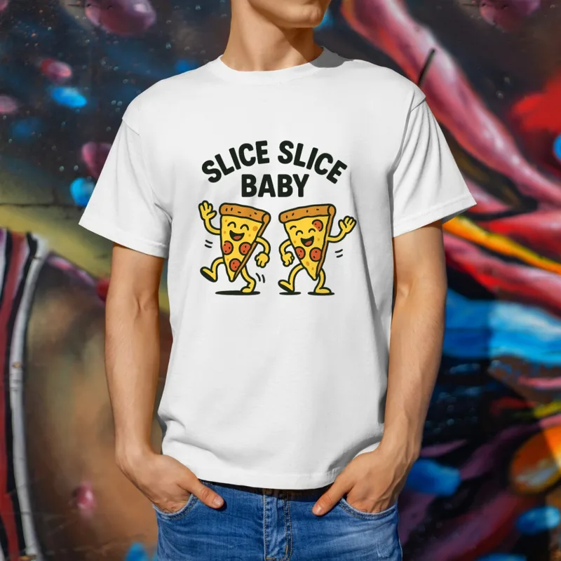Slice Slice Baby Pizza tee