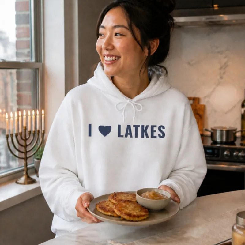 I Love Latkes Minimalist Hoodie hoodie