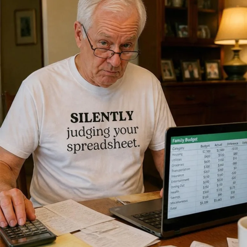 Silently Judging Your Spreadsheet tee